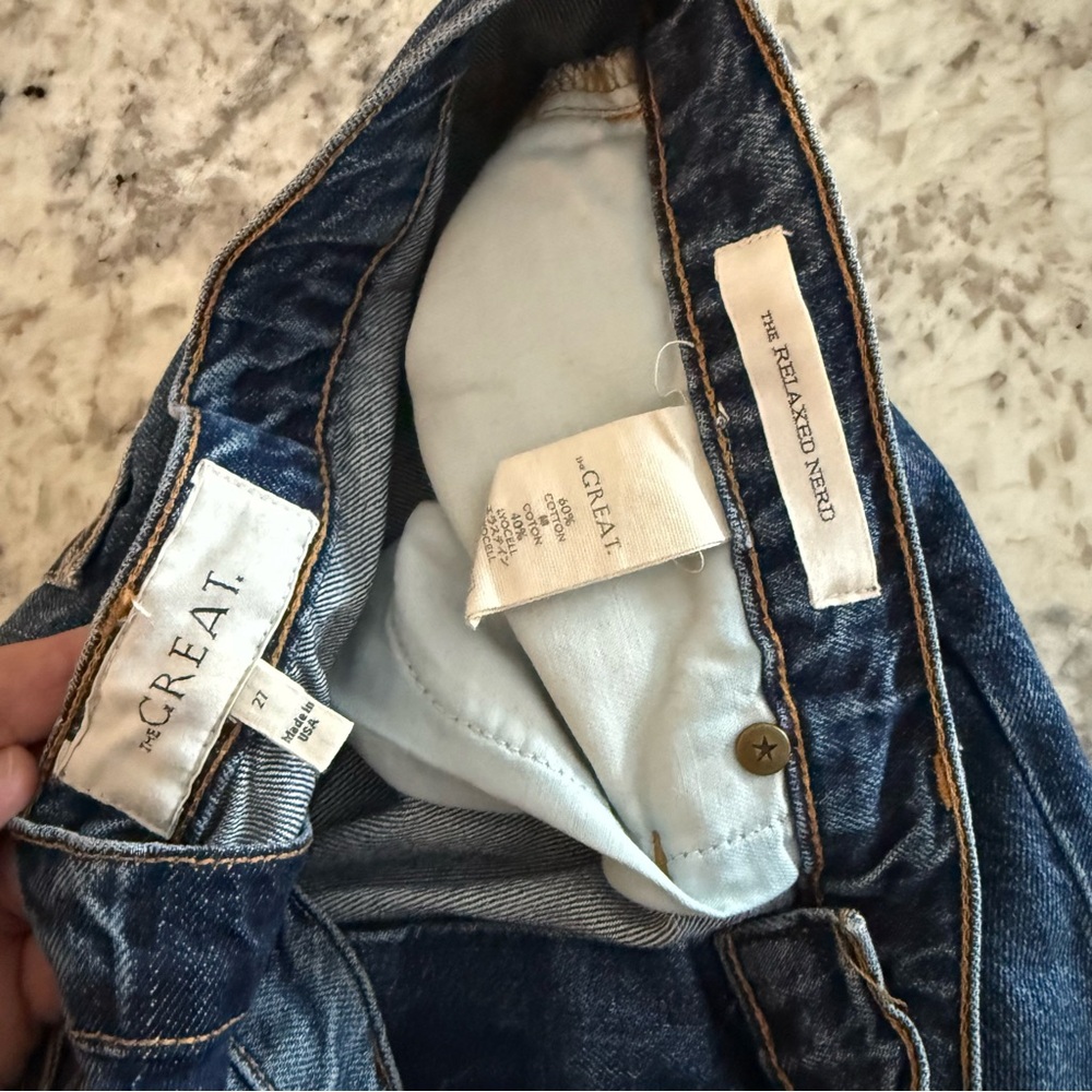 The GREAT. The Relaxed Nerd Crop Jean Size 27 - Picture 8 of 13